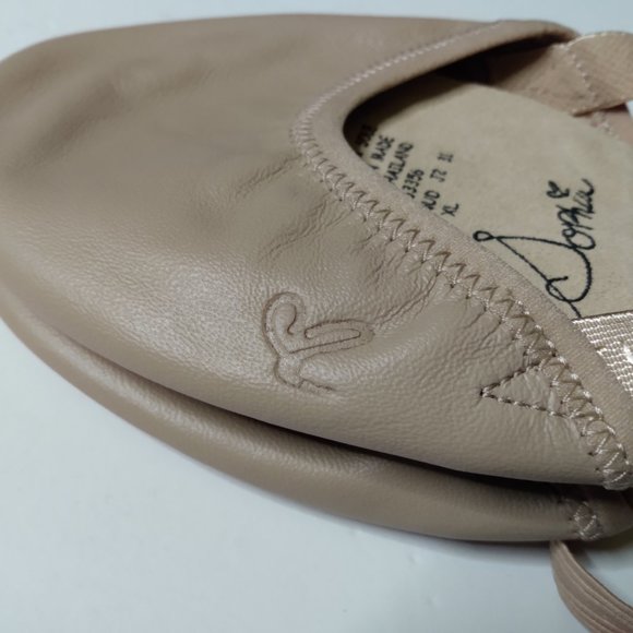 Capezio Sophia Lucia Leather Pirouette Lyrical Dance Half-Shoes Size XL - Picture 8 of 8